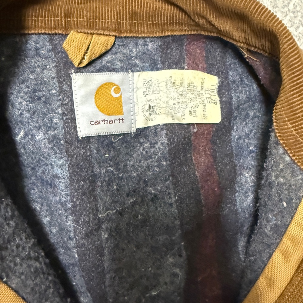 Vintage Carhartt Men's Brown Field Jacket - Picture 5 of 6